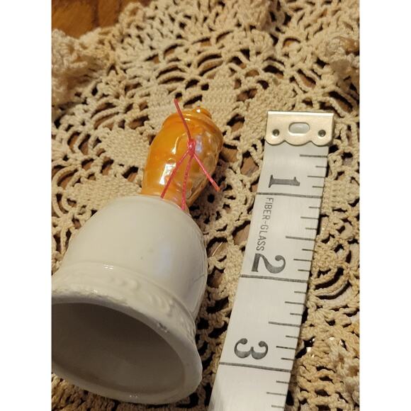 Vintage Lugene's Dinner Bell White State Flower Japan Collectible Decorative - Picture 2 of 8